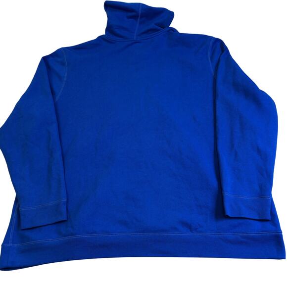 Tek Gear Hoodie Mens 4XB Royal Blue Fleece Sweatshirt Pullover Ultrasoft Winter - Picture 6 of 7